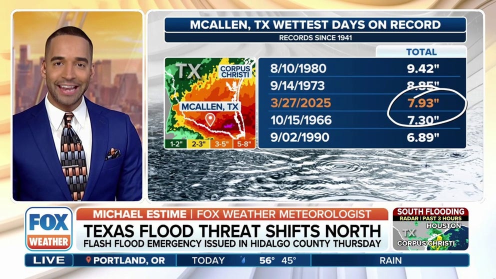 Texas flood threat shifts north toward Louisiana on Friday | Latest ...