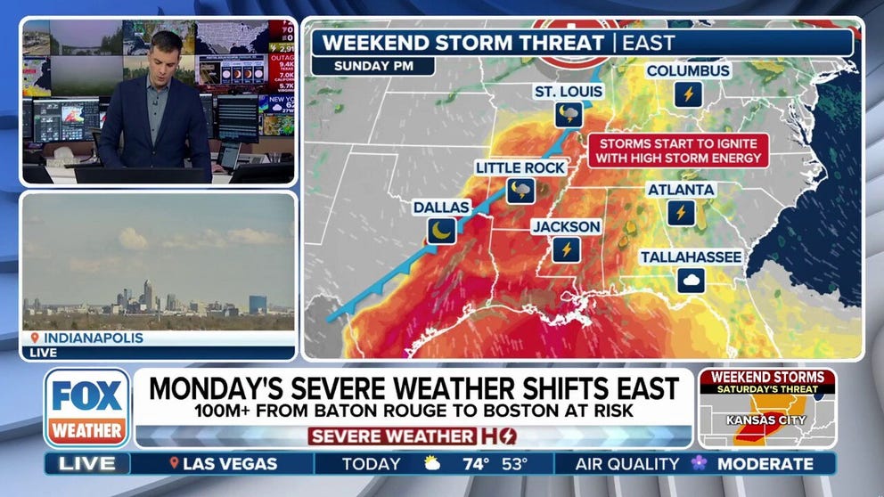 Over 130 million face severe weather threat over the weekend | Latest ...
