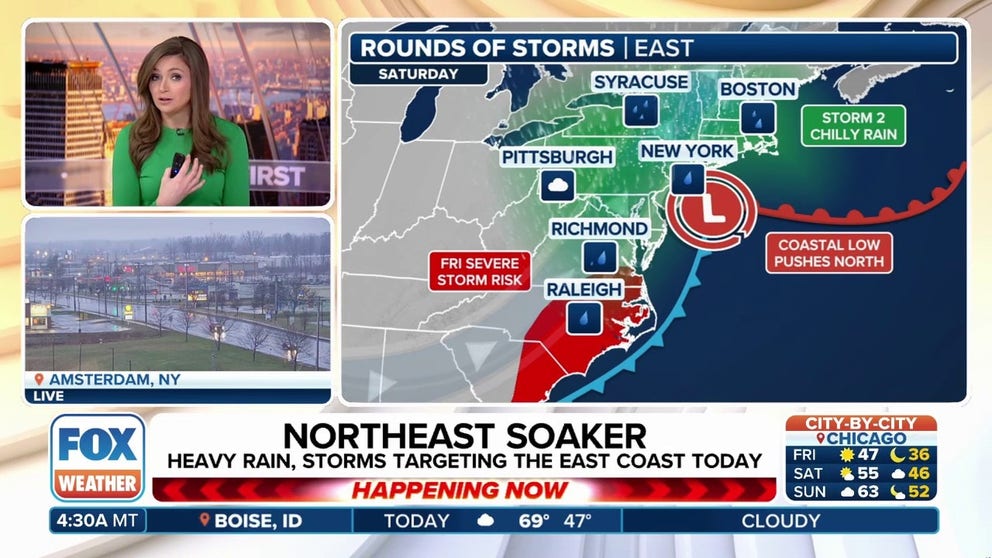 Coastal storm to soak East Coast this weekend | Latest Weather Clips ...