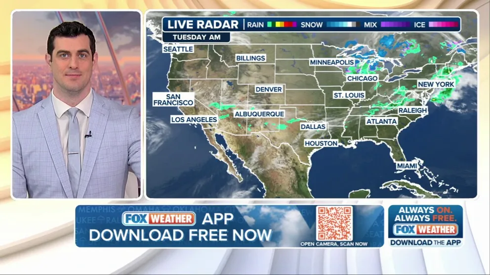 FOX Weather has you covered with the breaking forecasts and weather news headlines for your Weather in America on Tuesday, April 15, 2025. Get the latest from FOX Weather Meteorologist Zack Green.