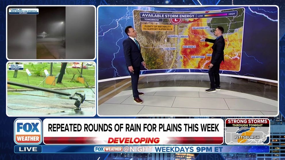 FOX Weather Meteorologists Steve Bender and Ari Sarsalari break down(00)
