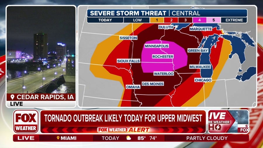 Tornado outbreak likely in Upper Midwest on Monday: 'You need to be prepared now'