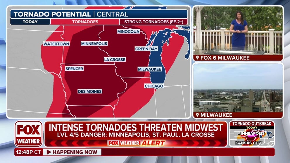 Tornado Watch issued for parts of Upper Midwest were dangerous storms ...