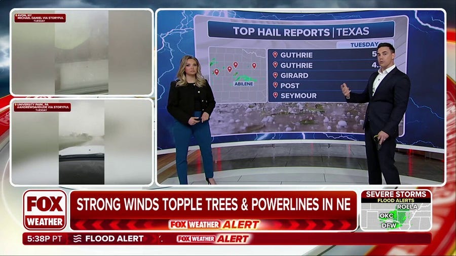 A look at who saw the worst the severe weather