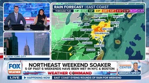Northeast braces for another weekend filled with rain, thunderstorms