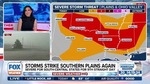 Millions along 1,500-mile stretch of US brace for more powerful storms, flooding on Thursday