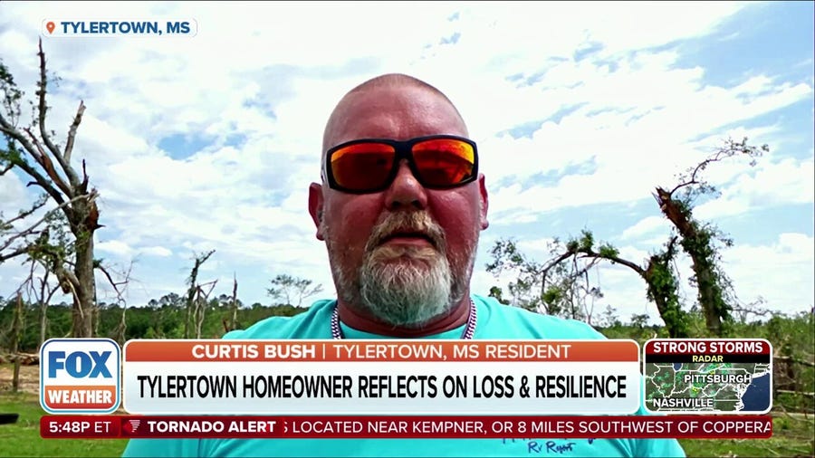 Tornado survivor shares recovery process after EF-4 tornado ripped apart his Mississippi home