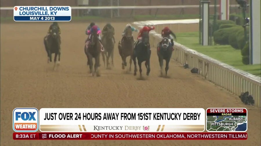 FOX News Senior Meteorologist Janice Dean previews Kentucky Derby conditions with Bob Baffert