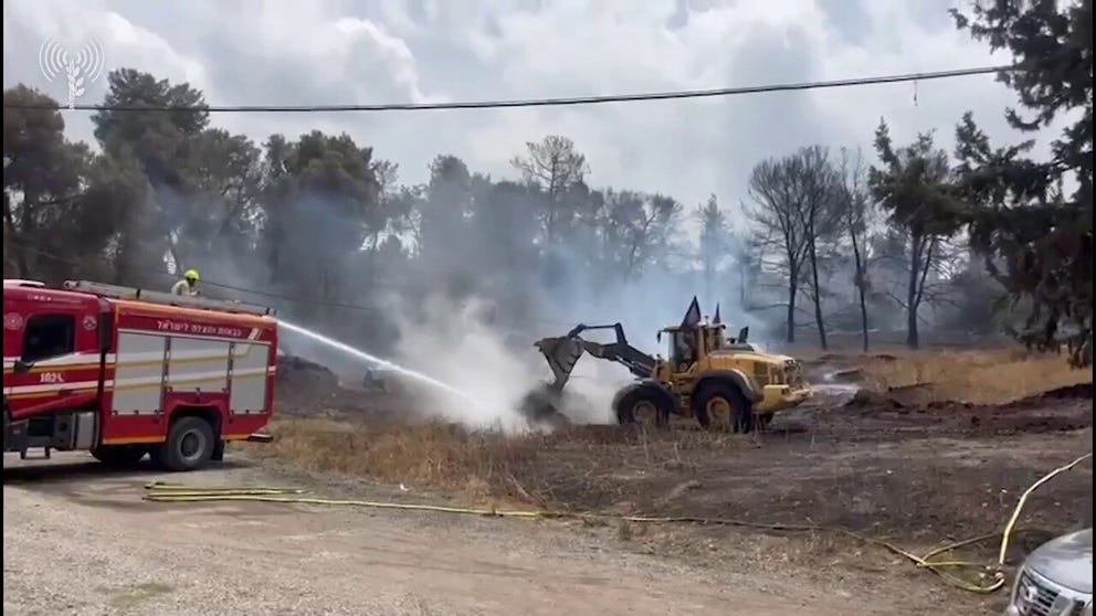 After international assistance, Israeli authorities reported making progress in containing wildfires that erupted around Jerusalem. 