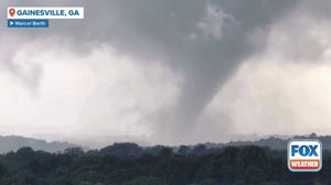 Suspected tornado spotted in northern Georgia