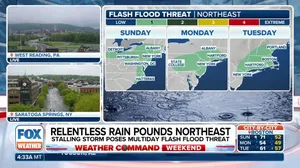 Northeast, mid-Atlantic face flash flood threat as region gets hit with more rain, thunderstorms