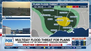 Relentless rain fueling flood threat from Southwest to Southeast this week