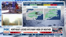Northeast locked into rainy week as region faces flash flood, severe weather threat