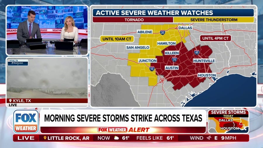 Houston included in new Tornado Watch as Texas, Louisiana brace for powerful storms on Tuesday