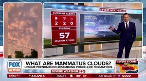 What are mammatus clouds?