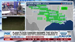 Flash flood danger continues to swamp South
