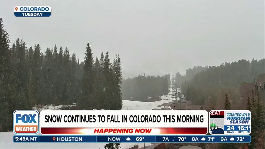 May snowstorm brings feet of snow to the Rocky Mountains