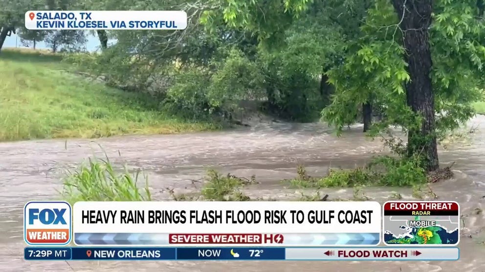 Days of rounds of showers and thunderstorms have soaked parts of Texas and Louisiana, and the FOX Forecast Center warns that the pattern responsible for the heavy rainfall and flooding is not done yet.