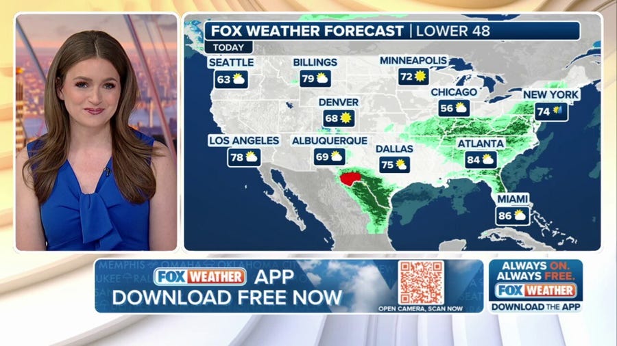 Weather in America: May 8, 2025