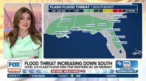 Flood threat increasing as Southeast gets hit with day after day of rain
