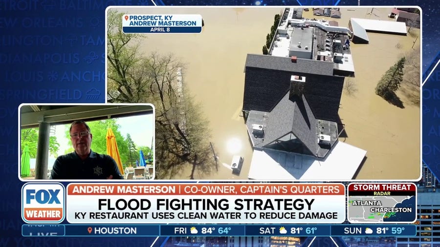 Kentucky restaurant fights floodwaters -- with more water?