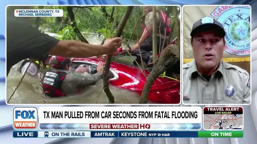 See the race against time to save a flood victim