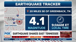 Magnitude 4.1 earthquake rattles East Tennessee