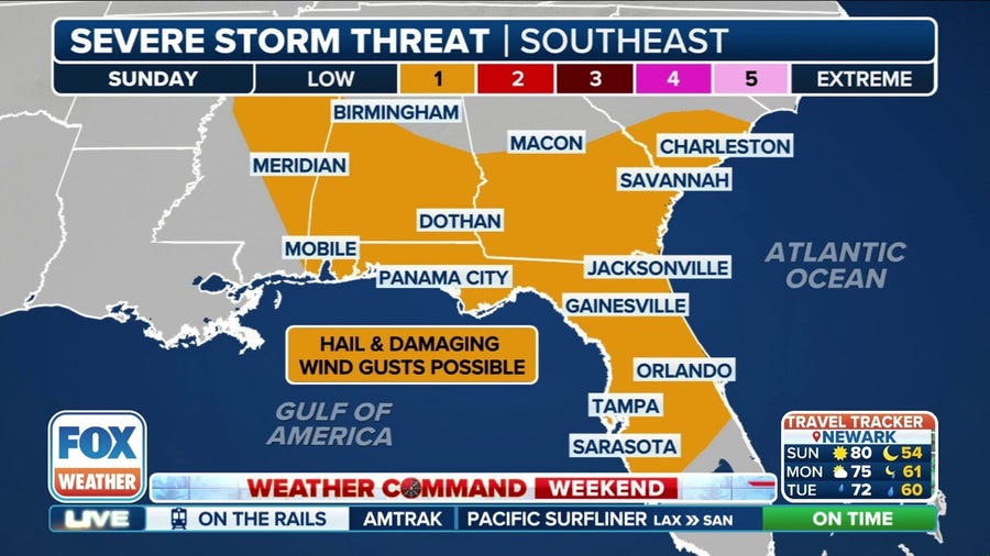 Heavy rain, storms to bring drought relief to Florida