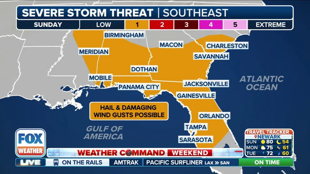 Florida is facing its worst drought since 2012, but some heavy rain and thunderstorms over the next few days could put a dent in that. FOX Weather Meteorologist Ari Sarsalari breaks down the forecast on May 11, 2025.