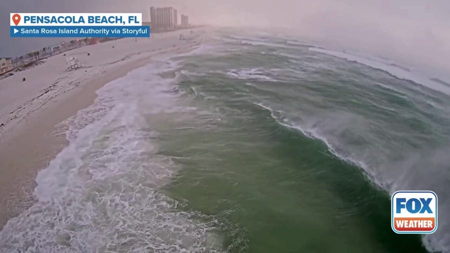 Watch: Video shows waterspout roaring ashore in Florida