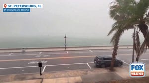 It was a dark and gloomy Mother's Day in Florida as heavy rain drenched the area