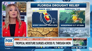 Heavy rain and storms are expected to bring drought relief to some areas in Florida
