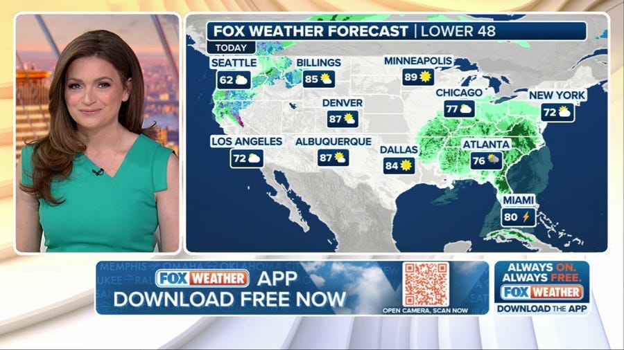 Weather in America: May 12, 2025