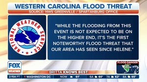Western North Carolina braces for 'first noteworthy flood threat' since Hurricane Helene