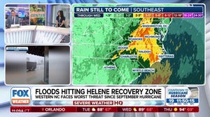 Flooding hits Helene recovery area in western North Carolina