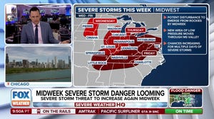 Severe weather threat looms for Midwest, Ohio Valley this week