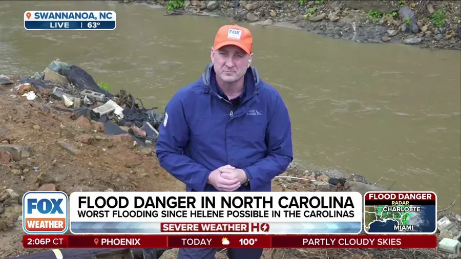 Flood danger returns to Western North Carolina as Helene recovery continues
