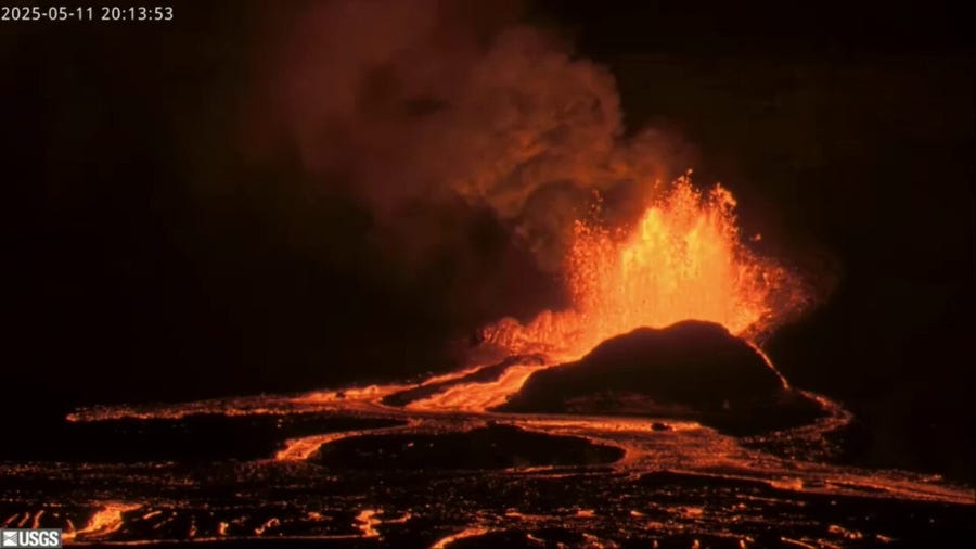The Kilauea volcano has erupted for the 21st time in the last five months