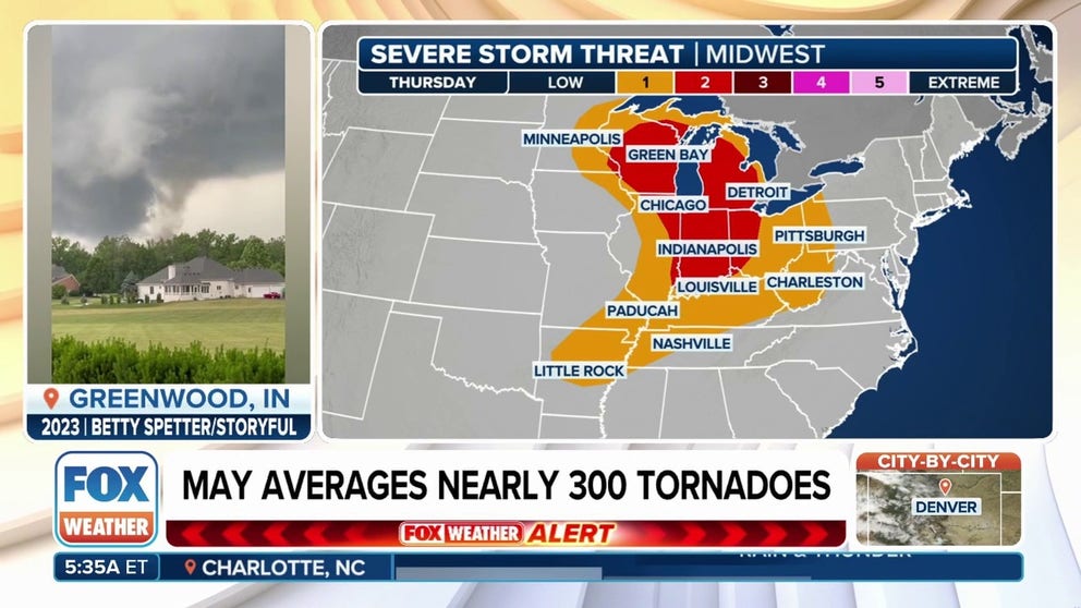 Severe weather threat grows in Midwest, Ohio Valley this week | Latest ...