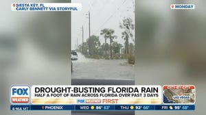 Flooding rain swamps Florida roads, puts dent in ongoing drought