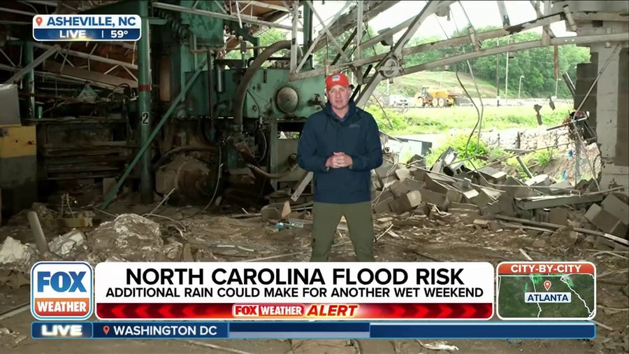 Flood threat begins to wane in Helene-ravaged western North Carolina