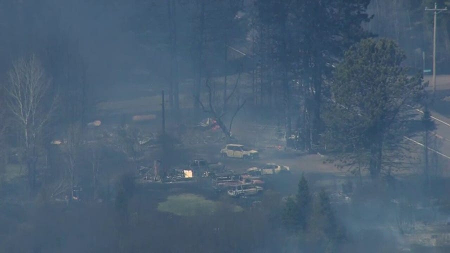 Minnesota wildfires destroy homes, scorch tens of thousands of acres