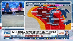 Multiday severe weather threat kicks off Wednesday with millions facing tornado, large hail risk
