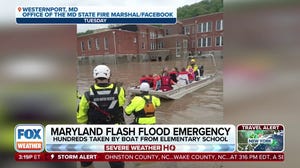 First responders rescue 150 children from flooded Maryland elementary school 