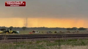 Watch: Landspout tornado spotted in Nebraska