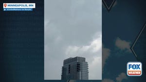 Timelapse shows storms moving into Minneapolis ahead of tornado warning
