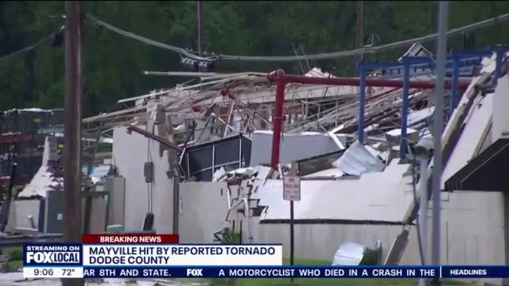 'Significant damage' was reported in Central Wisconsin on Thursday during severe storms.