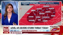 Severe storm outbreak likely Friday with giant hail, strong tornadoes and extreme wind gusts