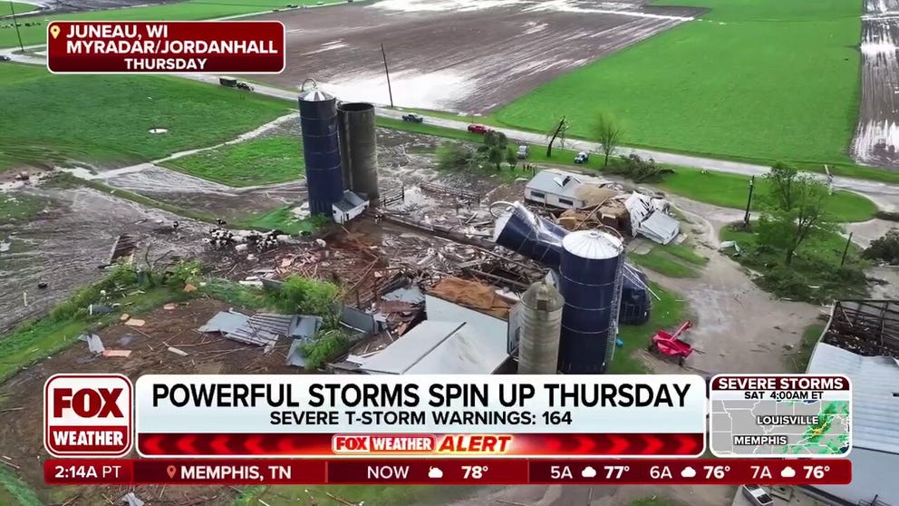 Radar-confirmed tornadoes tore through parts of Western Wisconsin on Thursday. Dozens of tornado warnings were issued throughout Minnesota and Wisconsin.