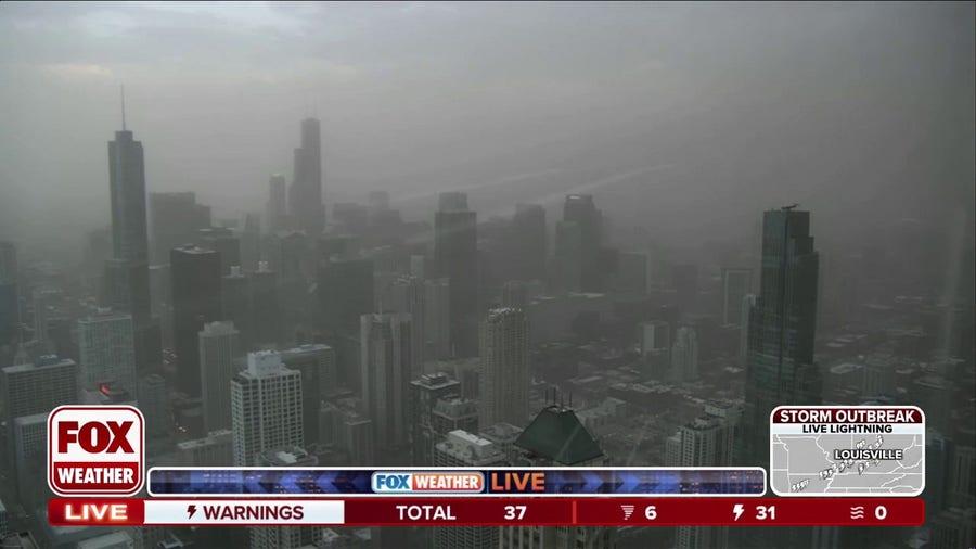 Dust storm hits Chicago